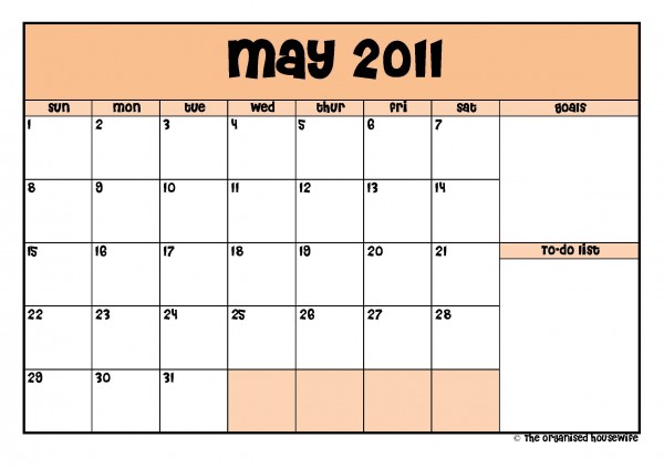 2011 calendar printable pdf. may 2011 calendar printable