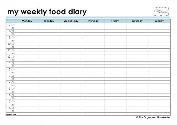 food diary