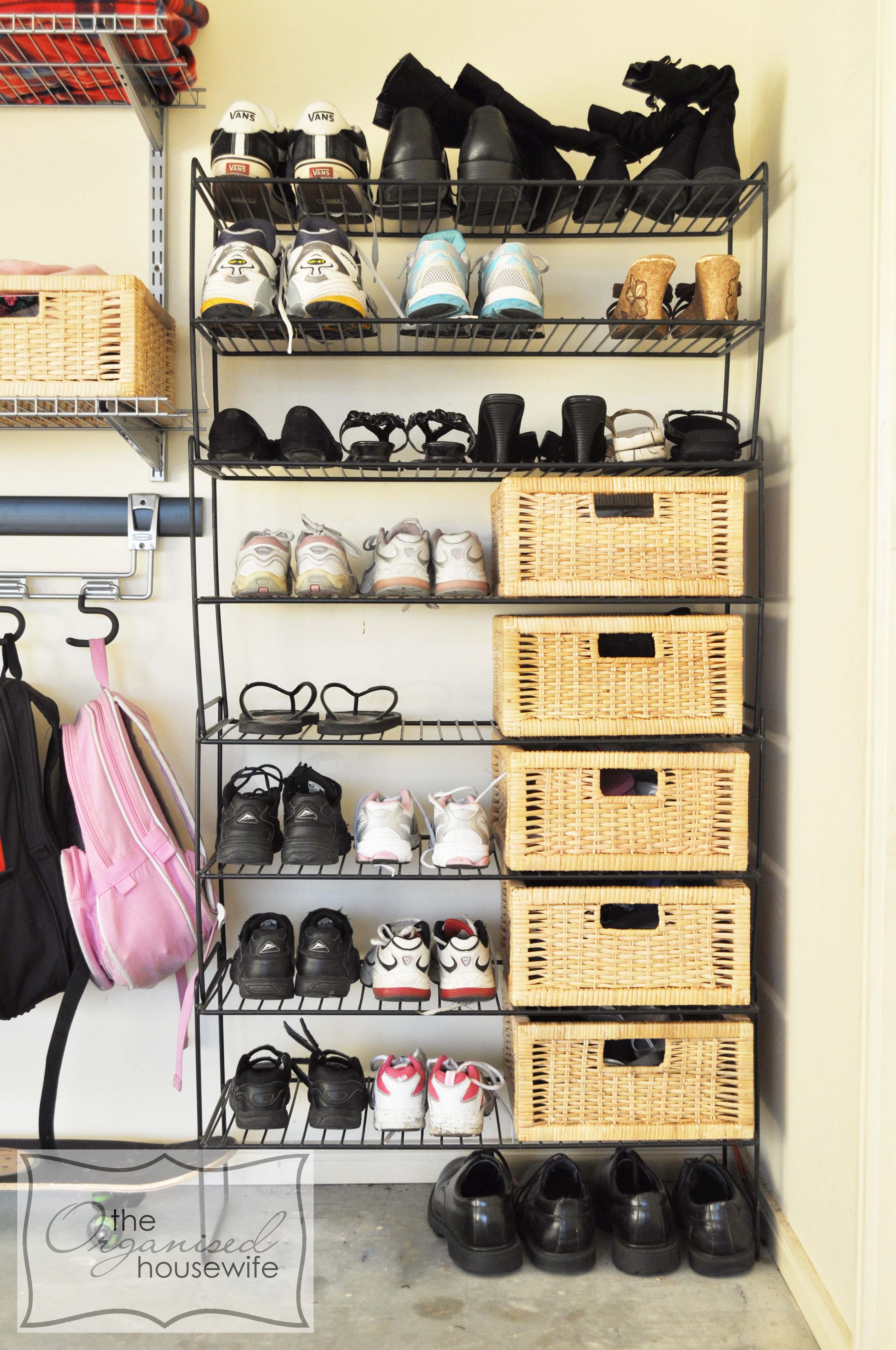 Shoe Storage Ideas | The Organised Housewife