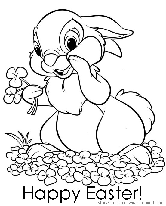 easter colouring coloring bunny coouring
