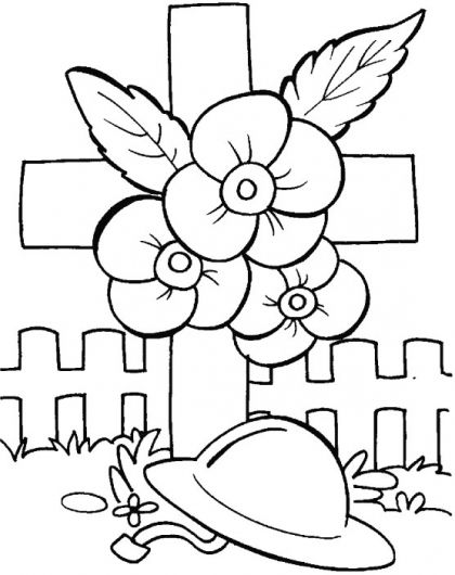 Free Printable Anzac Day Colouring In Pictures 109