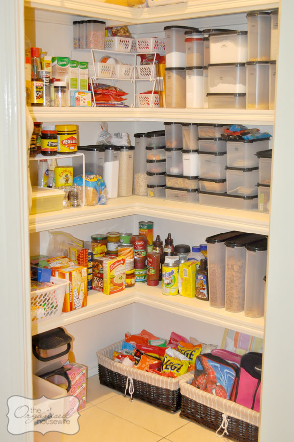 Organising food online cupboards