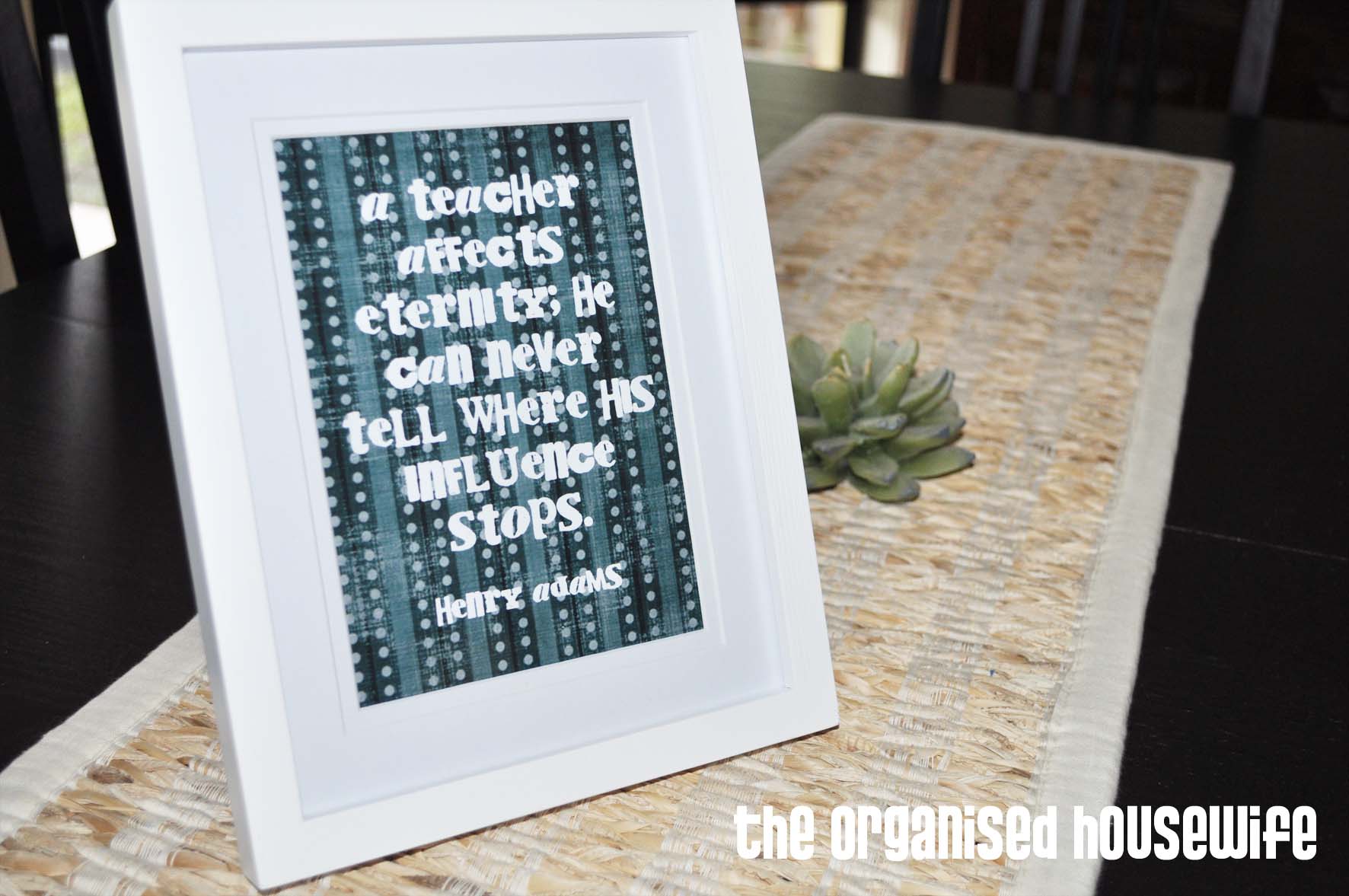 Thank Your Teacher With Personalised Teacher Appreciation Gifts -  woodgeekstore