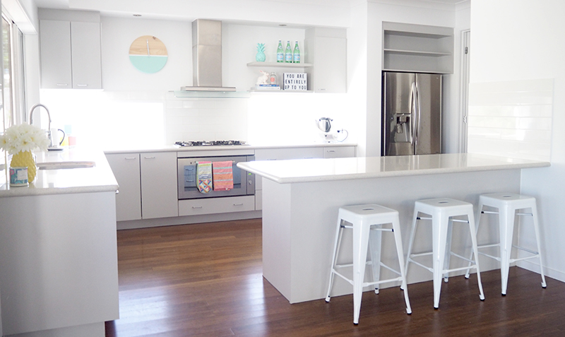 kitchen unclutter and organization