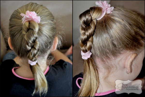 girls school hair style idea