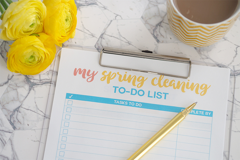 Spring Cleaning To Do List - how and where to start spring cleaning