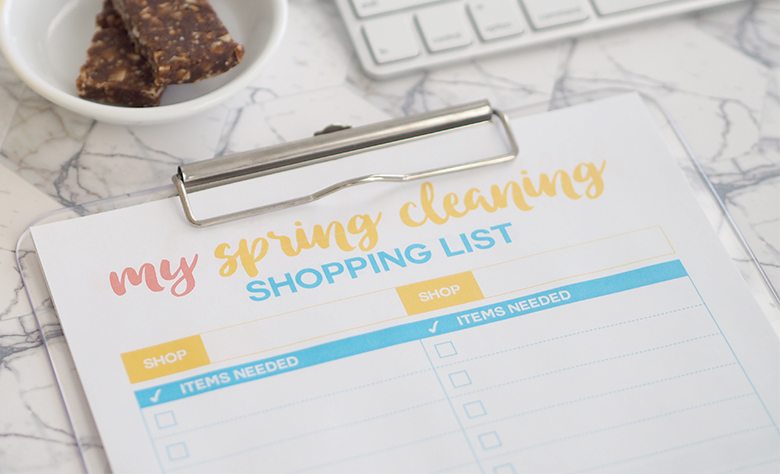 Grocery / Shopping List Printable - The Organised Housewife