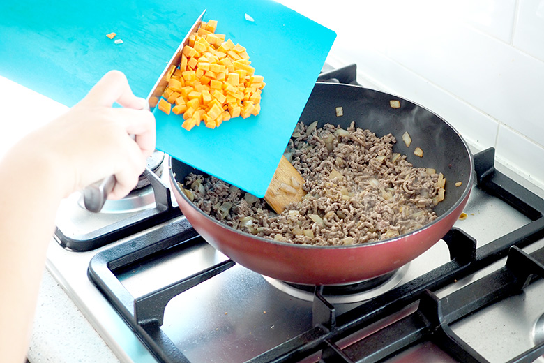 Savoury mince meal idea for familes