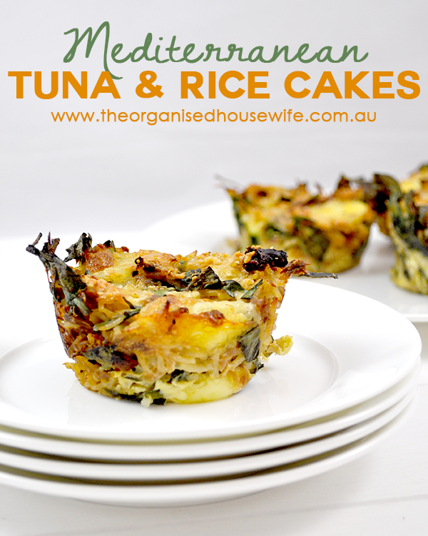 {Mediterranean Tuna and Rice Cakes