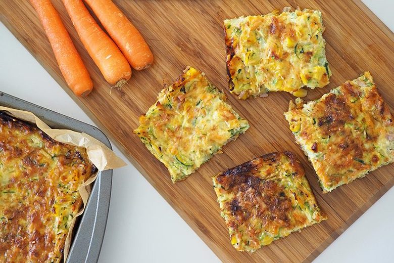 Zucchini and Vegetable Slice recipe