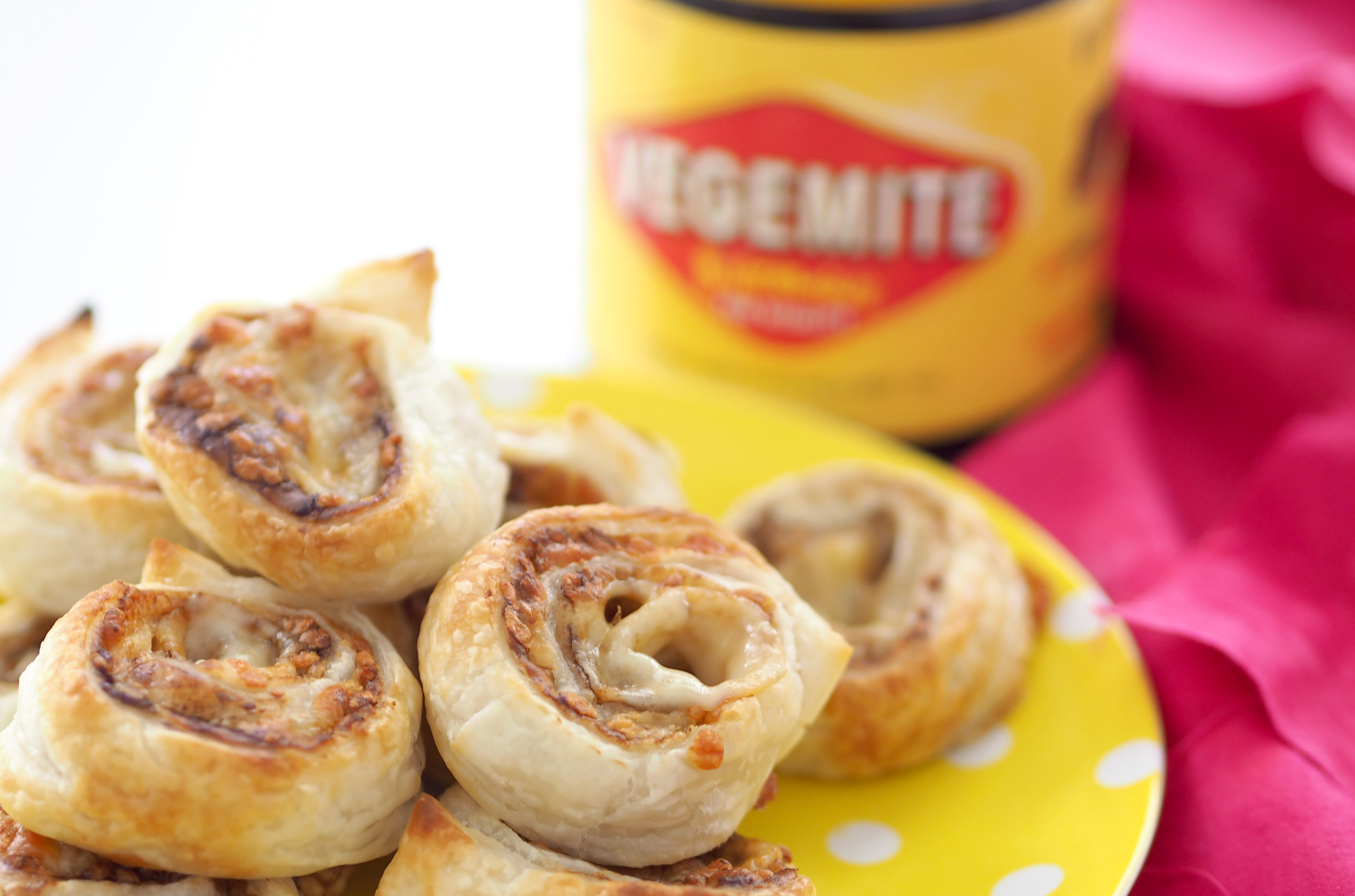 cheese and vegemite scrolls