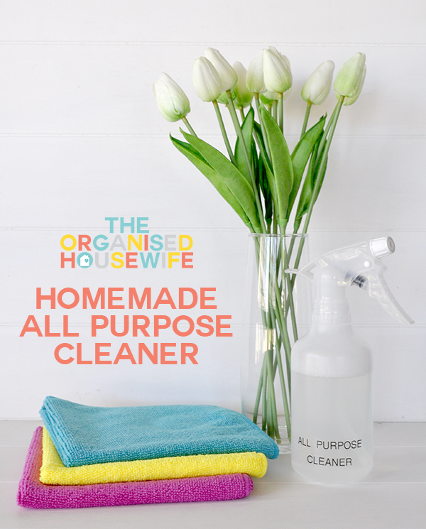 {The Organised Housewife} Homemade All Purpose Cleaner copy