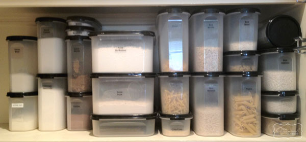 Tupperware Black Kitchen Pantry Organizers