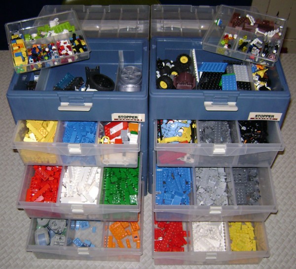 lego storage bucket