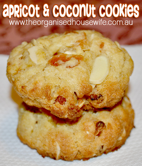 Apricot and Coconut Cookies