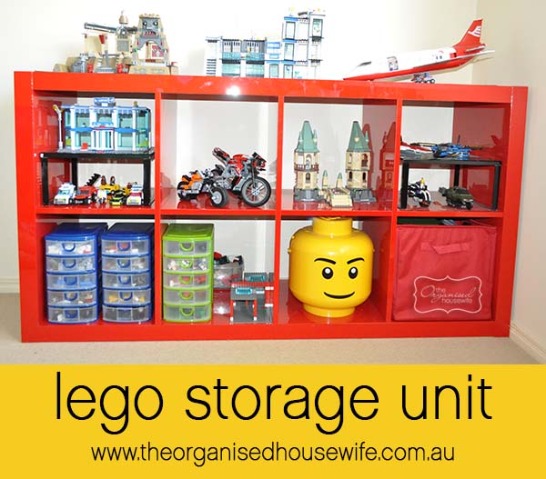 Lego storage and organising ideas for a boys bedroom - The Organised  Housewife