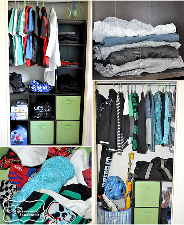 Organised kids wardrobes - The Organised Housewife