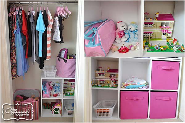 organised kids wardrobes - the organised housewife