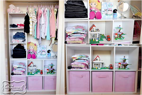 kids wardrobe organisation