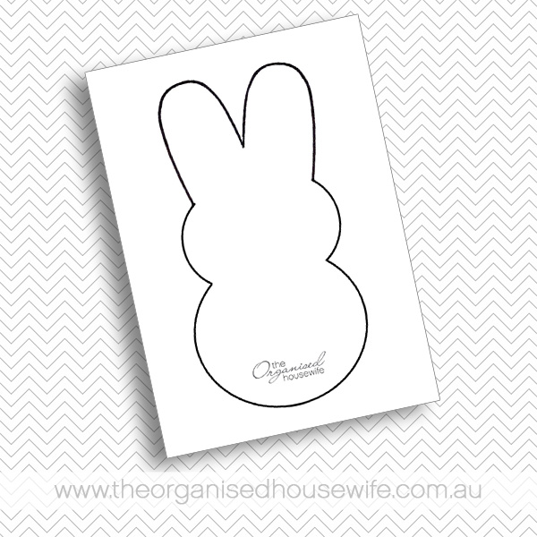bunny tail template printable