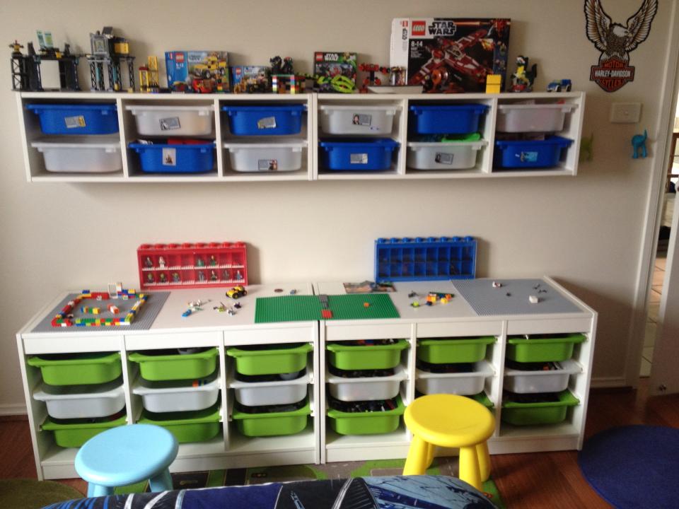 lego desk with storage