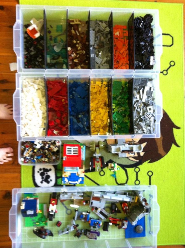 best way to store legos