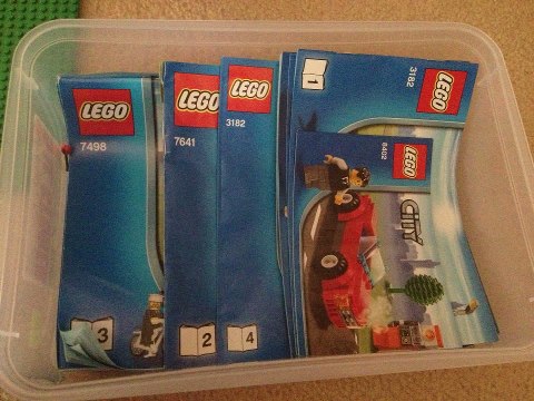 Lego manual online storage