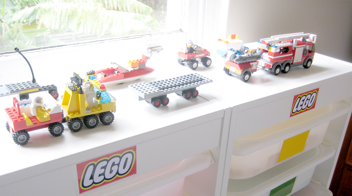 How to store childrens lego easily and cheaply