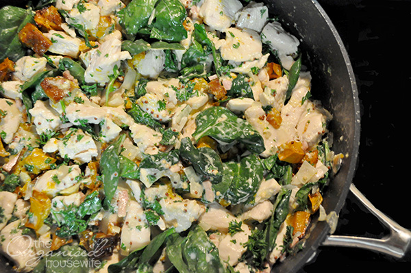 Creamy Chicken and Pumpkin Pasta - The Organised Housewife