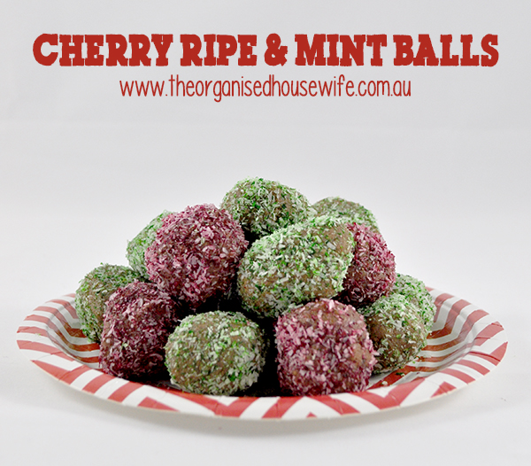 Cherry Ripe and Mint Balls