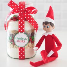Gift Idea - Christmas Cookie Mix in a Jar - The Organised Housewife