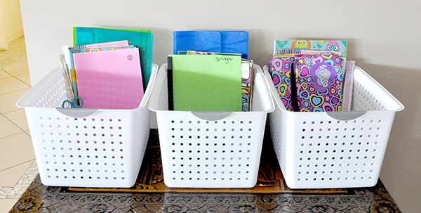 {The Organised Housewife} Back to School Supply Organising 5