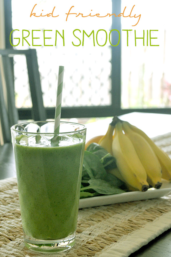 {The Organised Housewife} Kid Friendly Green Smoothie