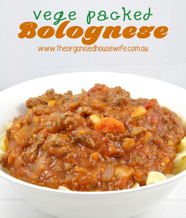 Vegetable Packed Bolognese