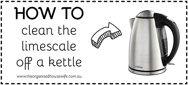 How To Clean Limescale off the kettle