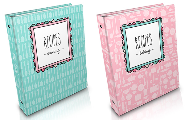 Recipe organiser for loose magazine pages