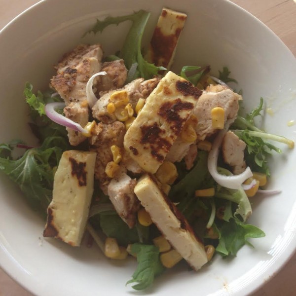 haloumi salad