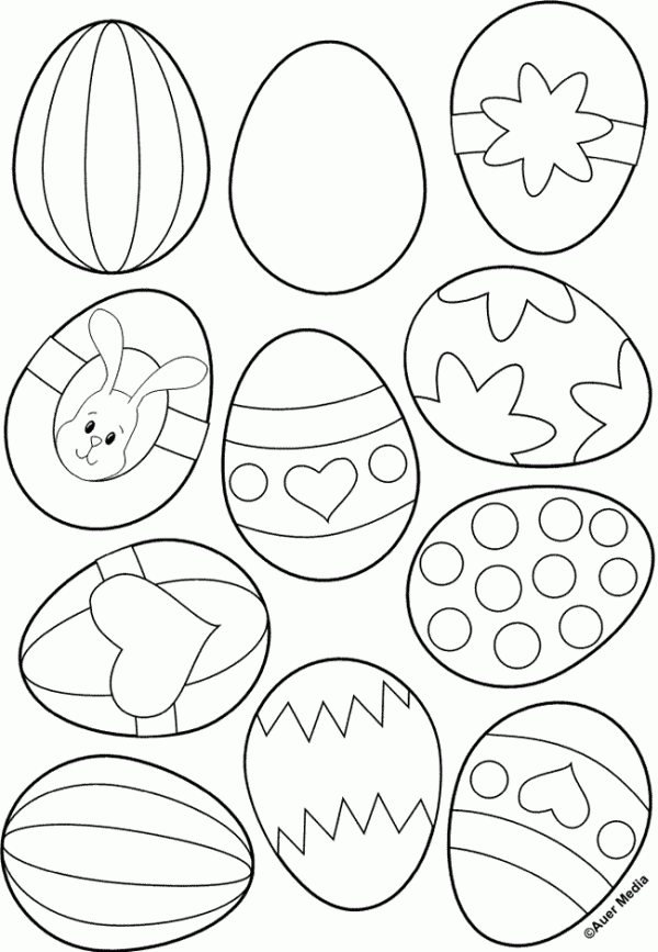 Free Easter Colouring Pages - The Organised Housewife