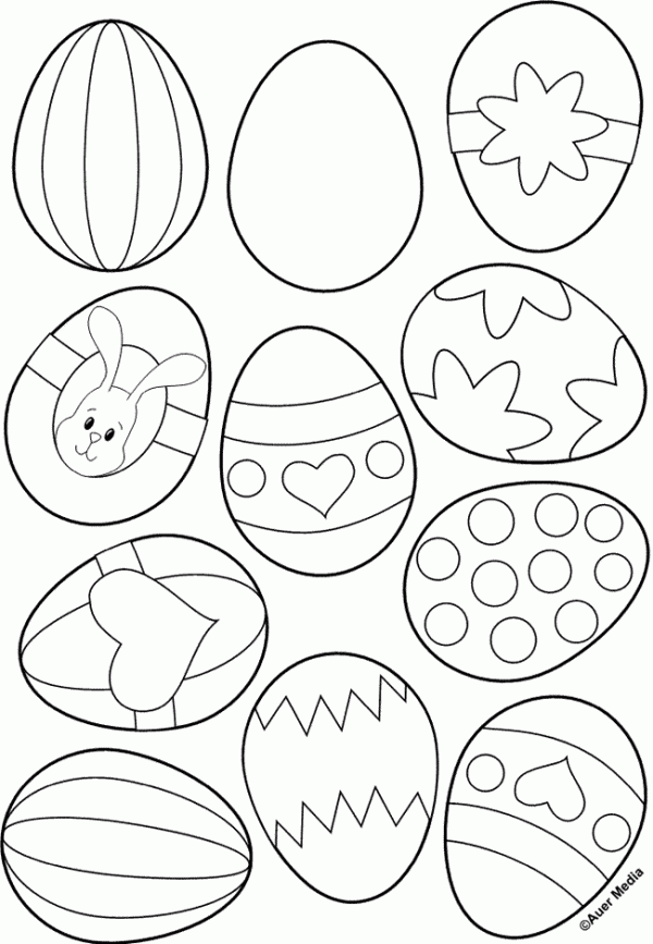 printable coloring pages for easter free