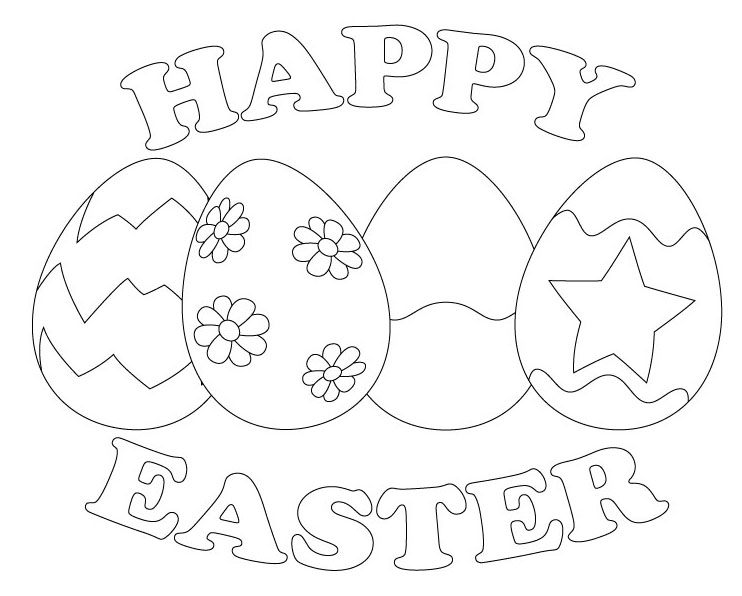 Free Easter Colouring Pages - The Organised Housewife