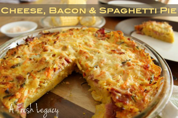 Spaghetti-Bacon-Pie