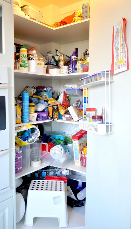 How to organise a small pantry with deep shelves - The Organised Housewife