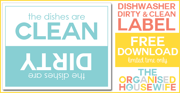  Clean & Dirty Dishwasher Labels Blog