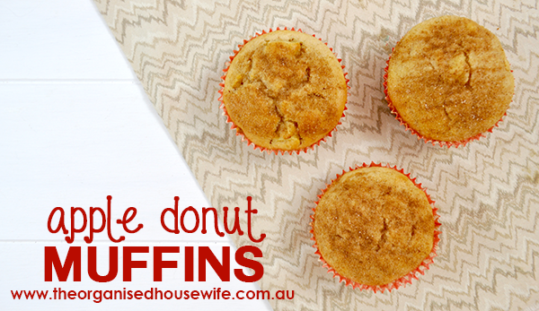 {The Organised Housewife} Apple Donut Muffins