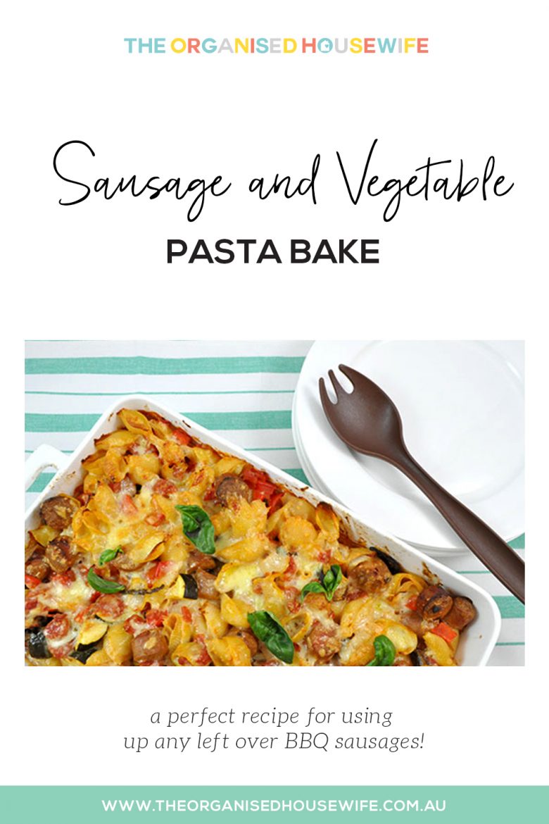Sausage and Vegetable Pasta Bake Recipe