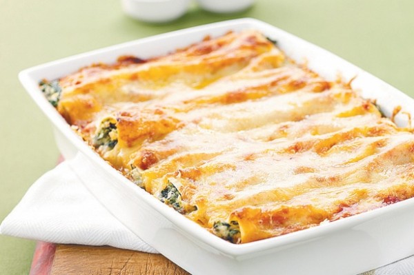 Spinach and Ricotta Cannelloni