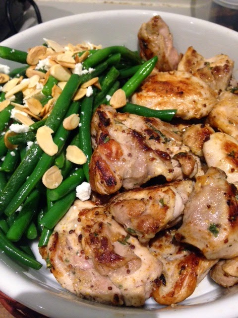Barbequed thyme chicken
