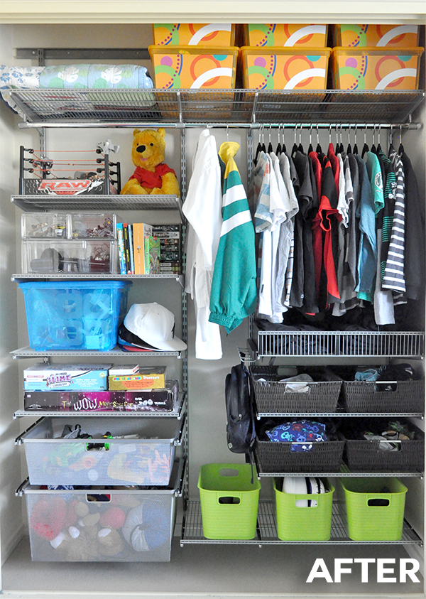 boys clothes storage