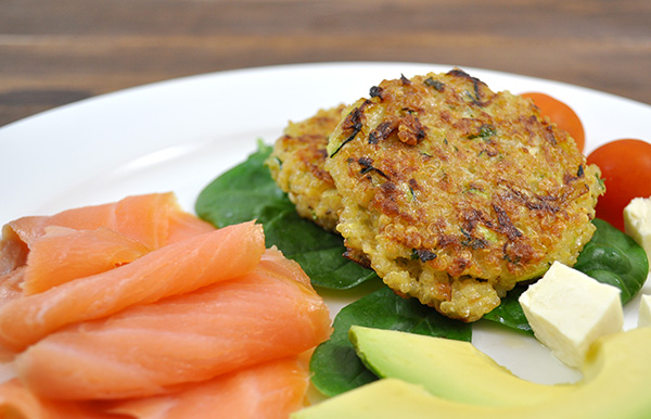 {The Organised Housewife} Quinoa and Zuchhini Fritters