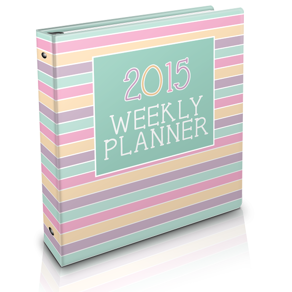 {THE ORGANISED HOUSEWIFE} 2015 Weekly Planner - Binder 2